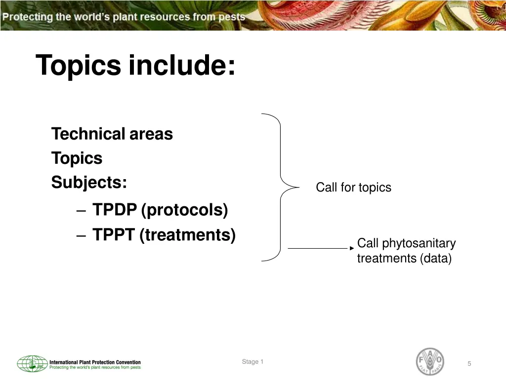 topics include