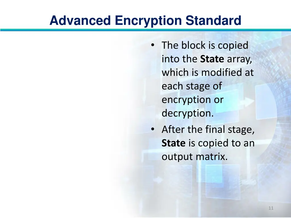 advanced encryption standard 10
