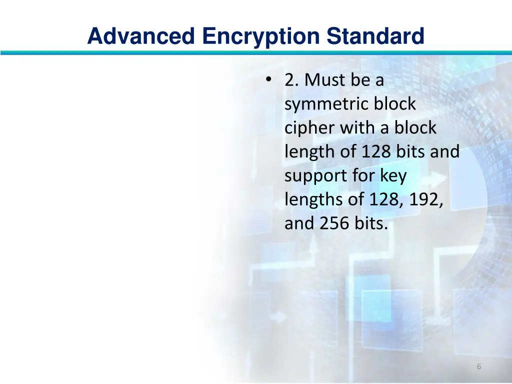 advanced encryption standard 5
