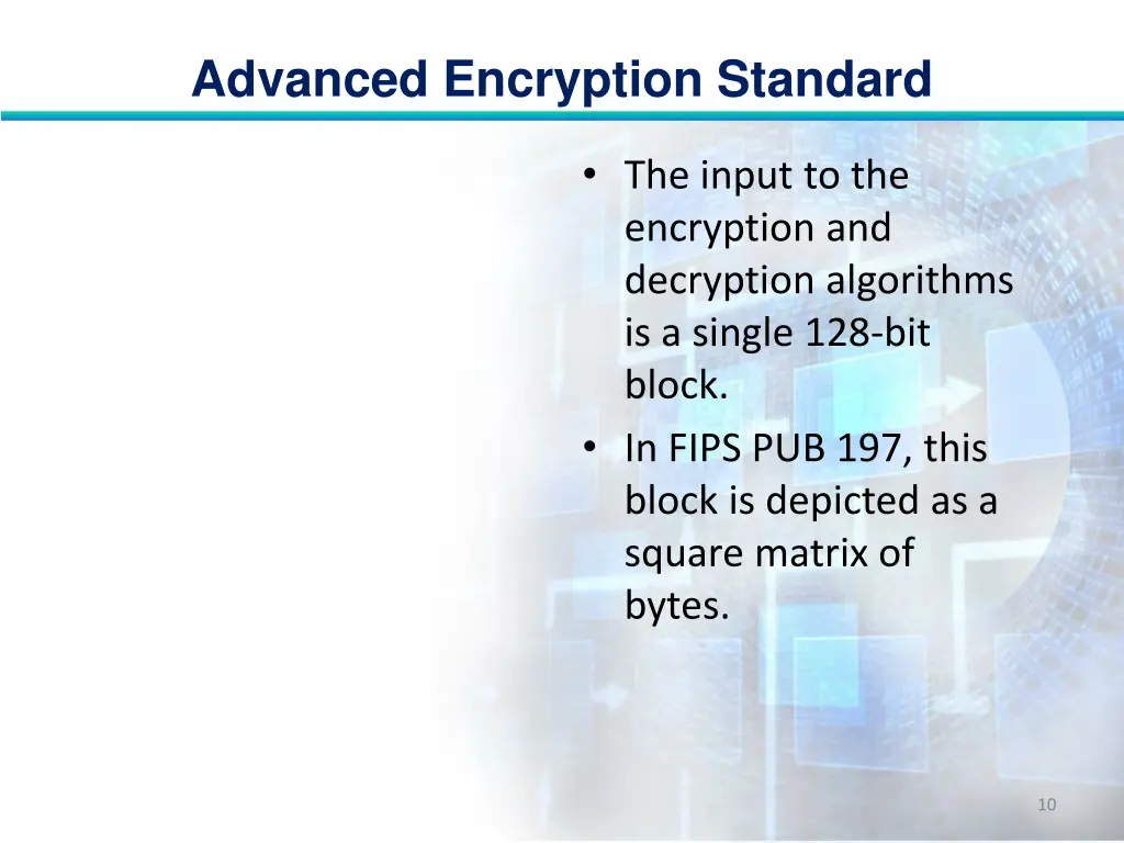 advanced encryption standard 9
