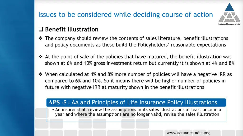 issues to be considered while deciding course 3