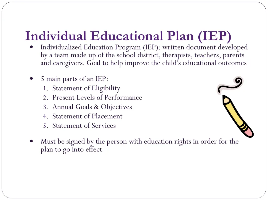 individual educational plan iep individualized