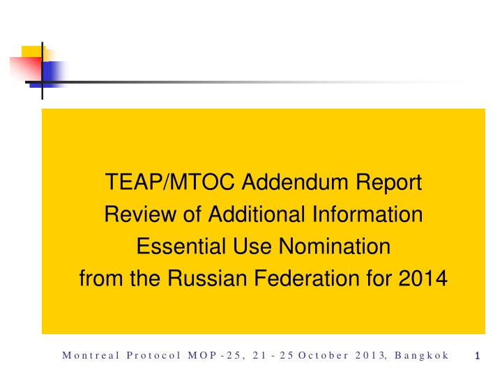 teap mtoc addendum report review of additional