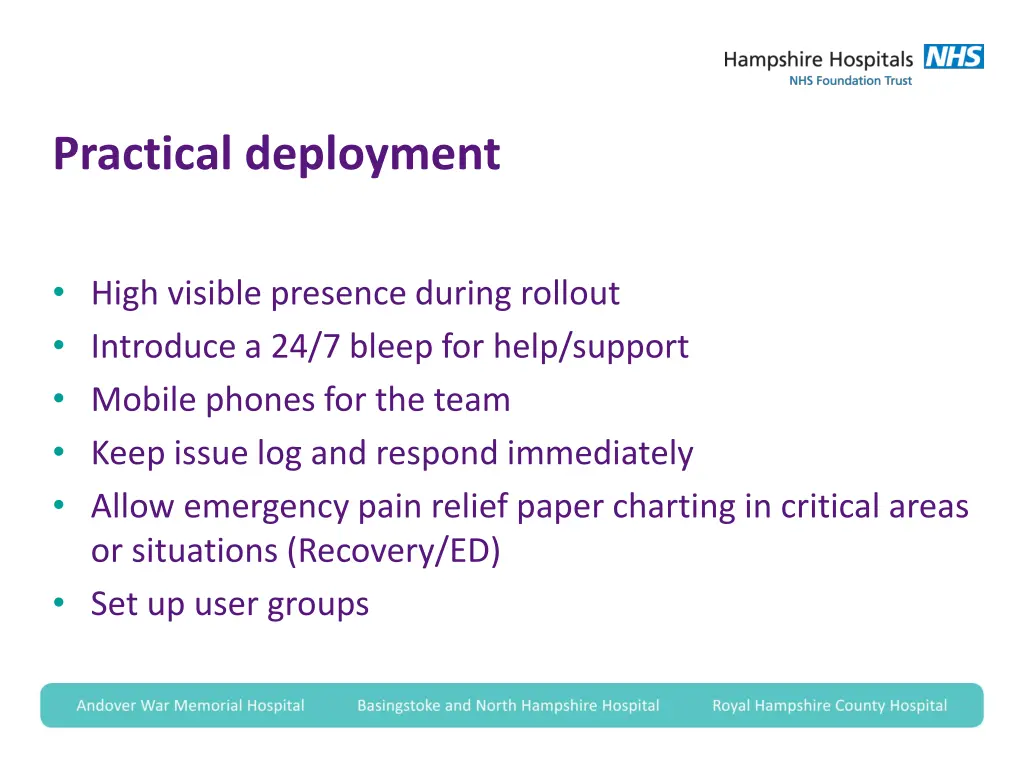 practical deployment 1