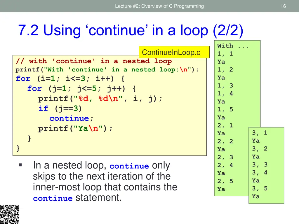 lecture 2 overview of c programming 13