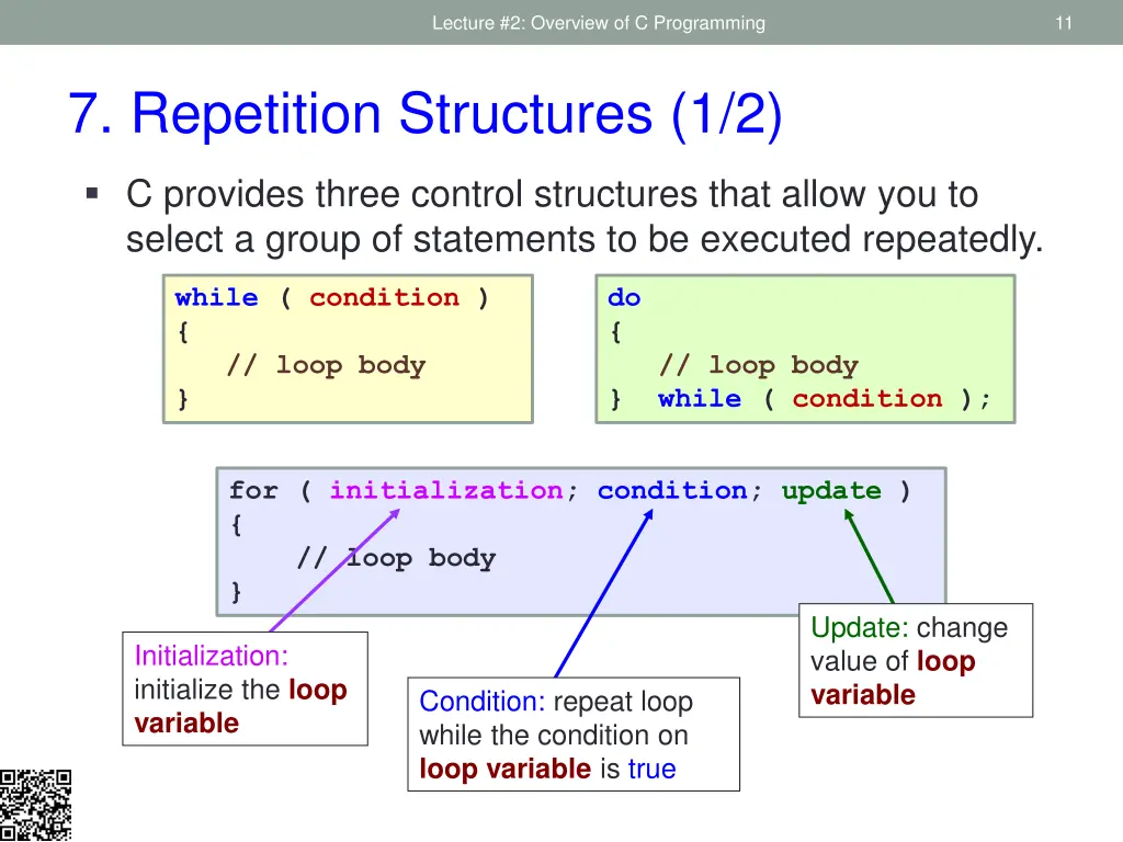 lecture 2 overview of c programming 8