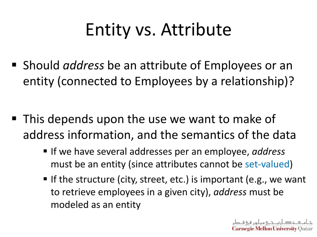 entity vs attribute