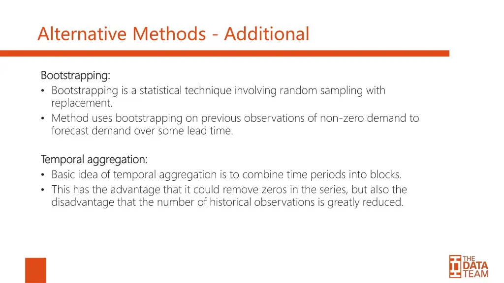 alternative methods additional