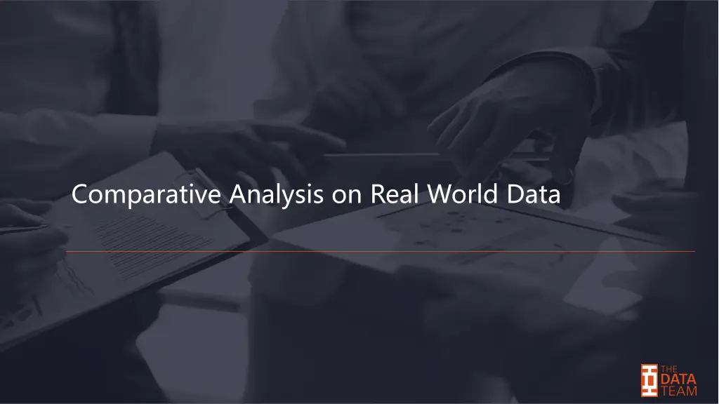 comparative analysis on real world data