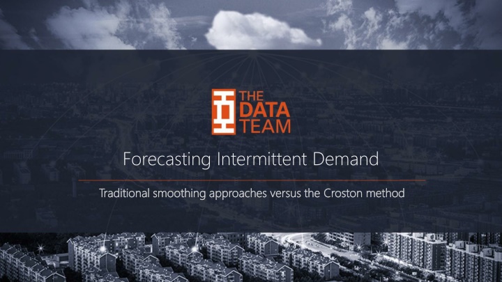 forecasting intermittent demand