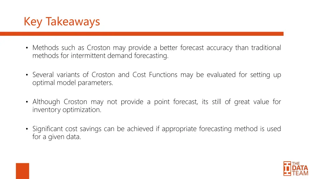 key takeaways