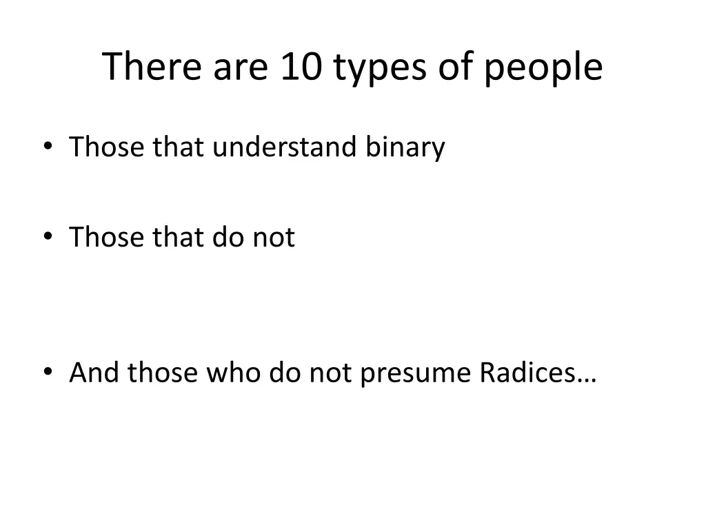 there are 10 types of people 1