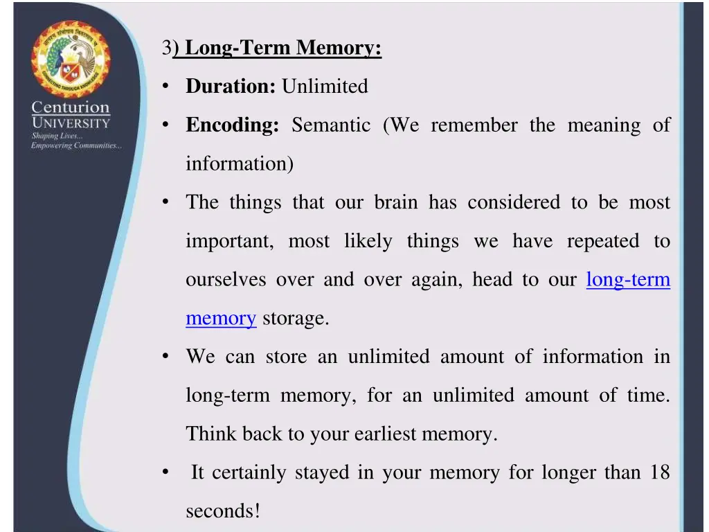 3 long term memory