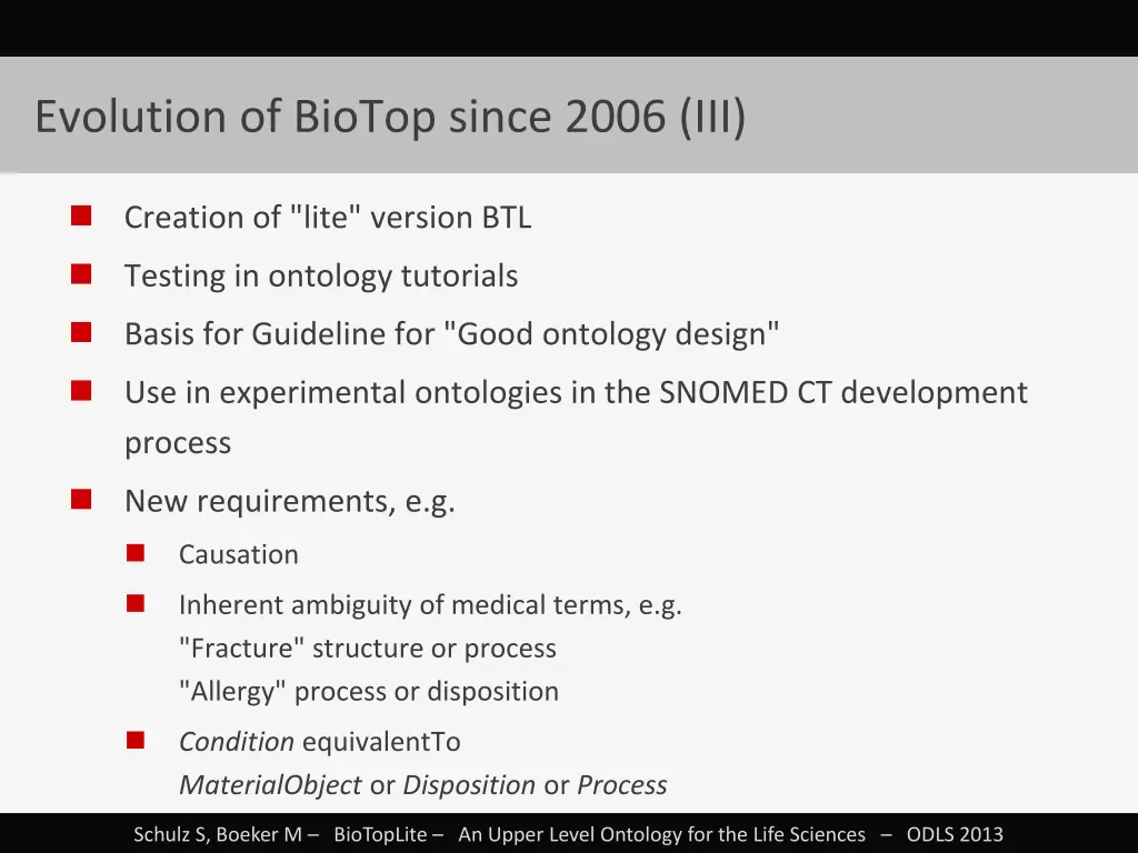 evolution of biotop since 2006 iii