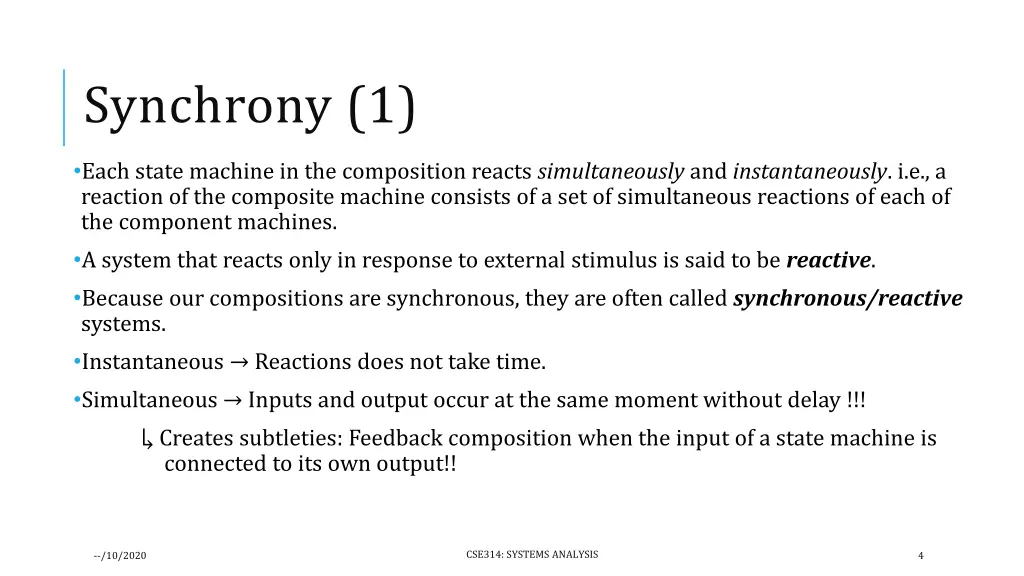 synchrony 1