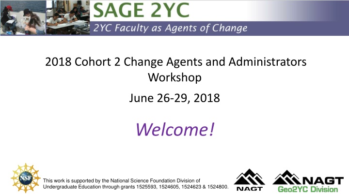 2018 cohort 2 change agents and administrators