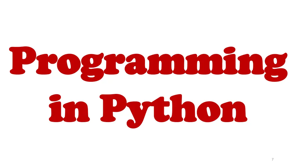 programming programming in python in python