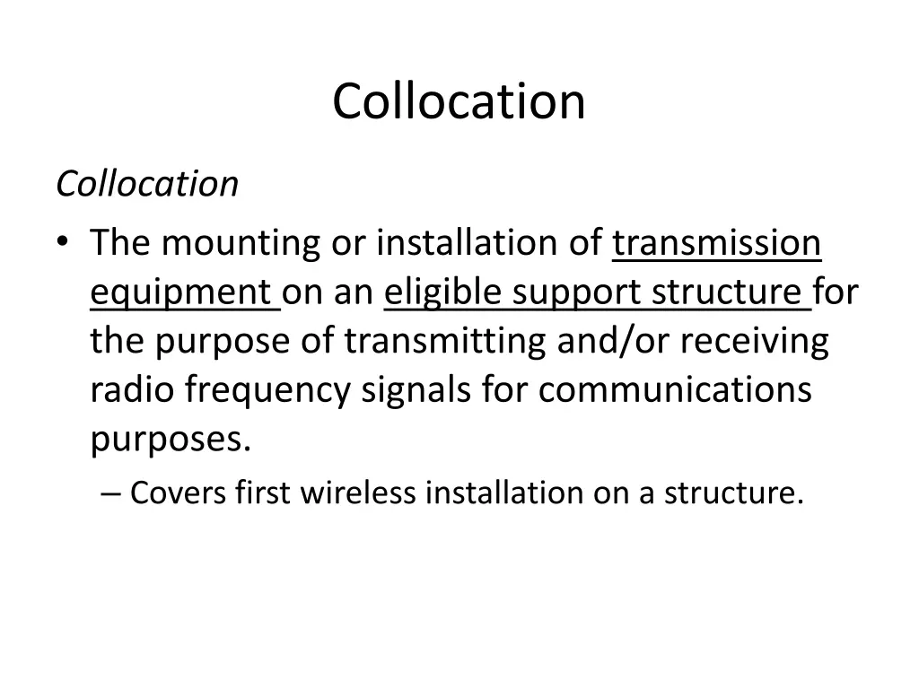 collocation