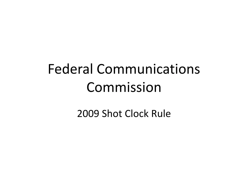 federal communications commission
