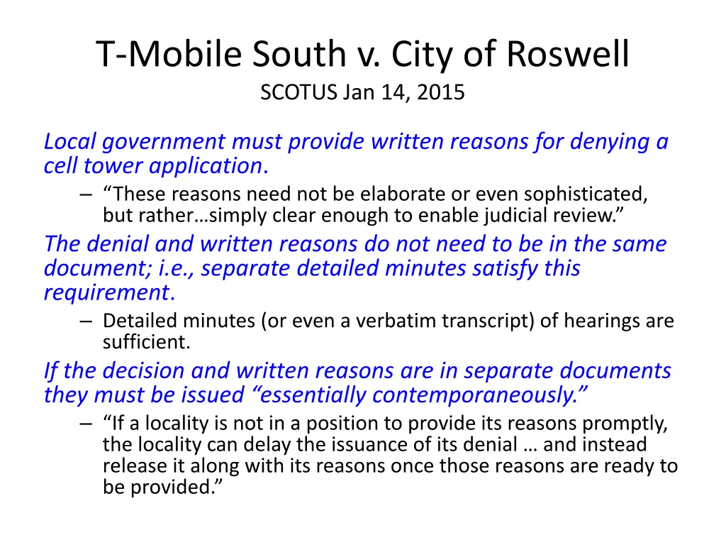 t mobile south v city of roswell scotus