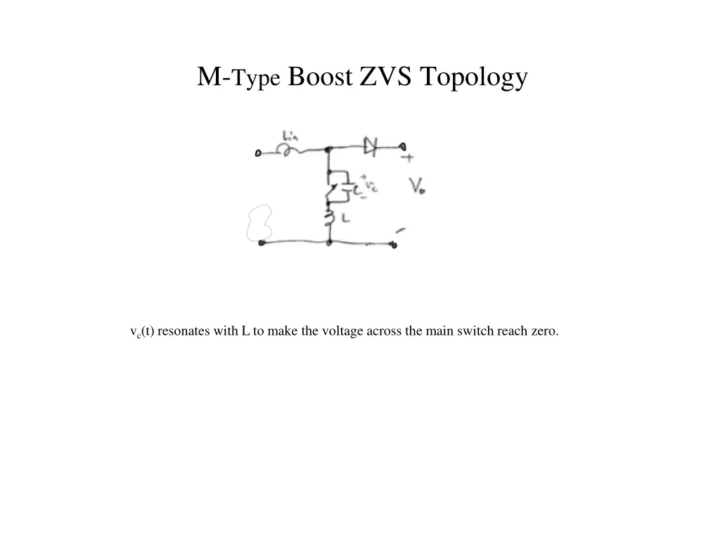 m type boost zvs topology