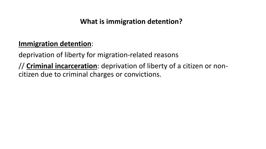 what is immigration detention