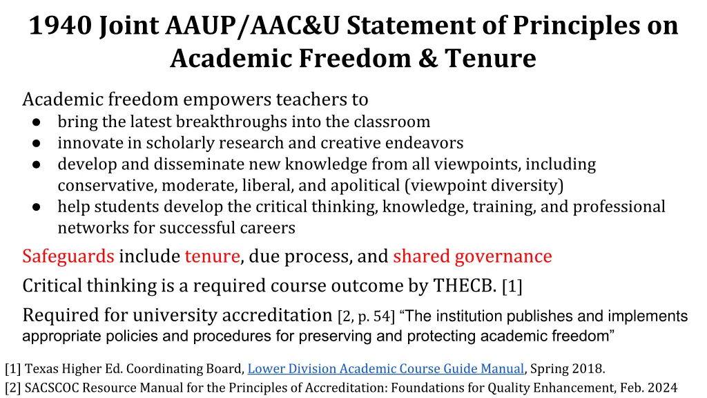 1940 joint aaup aac u statement of principles 1