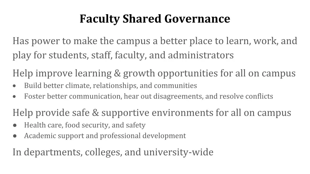 faculty shared governance 1