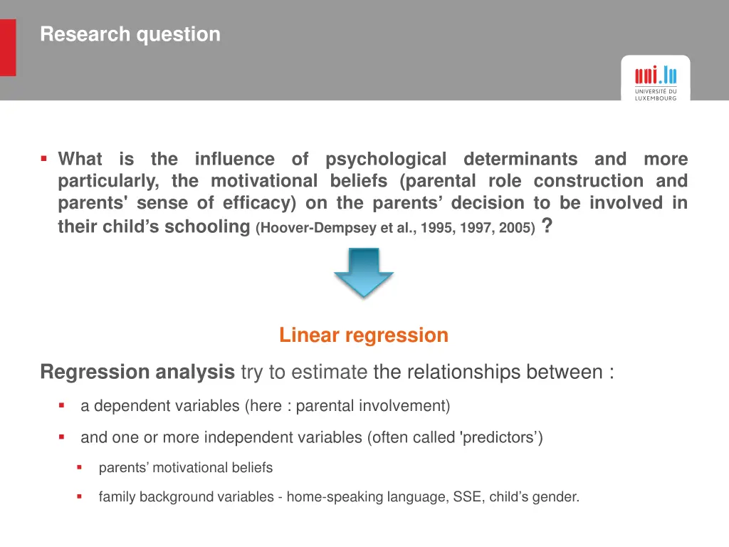 research question