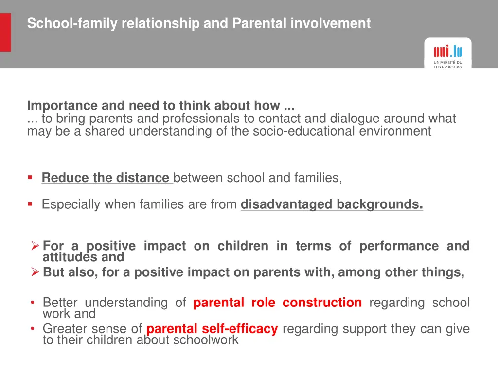 school family relationship and parental 3
