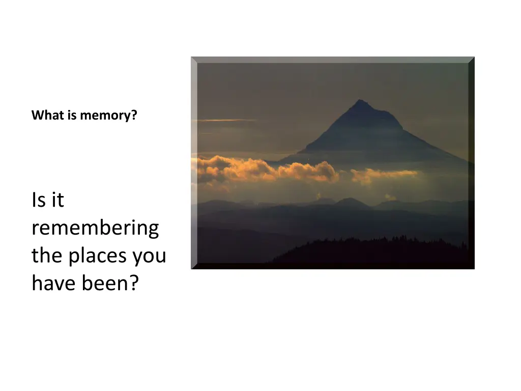 what is memory
