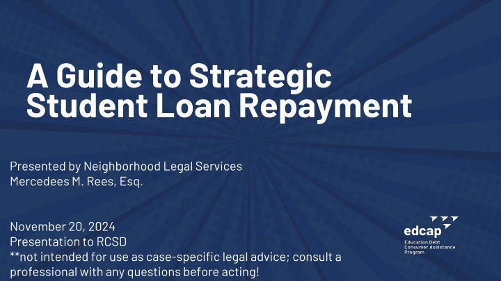 a guide to strategic student loan repayment