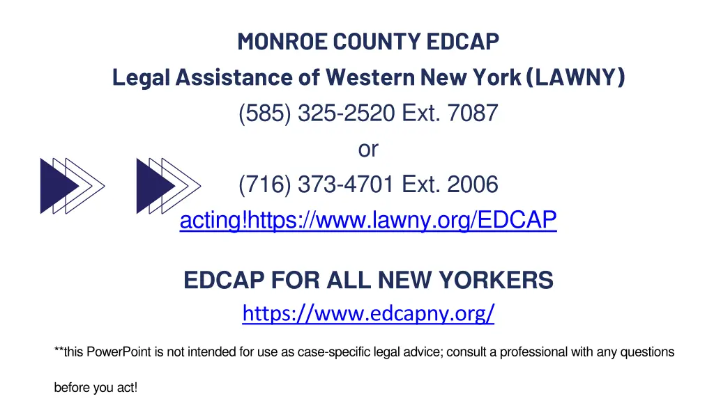 monroe county edcap legal assistance of western
