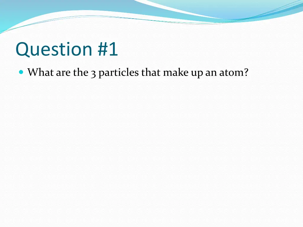 question 1