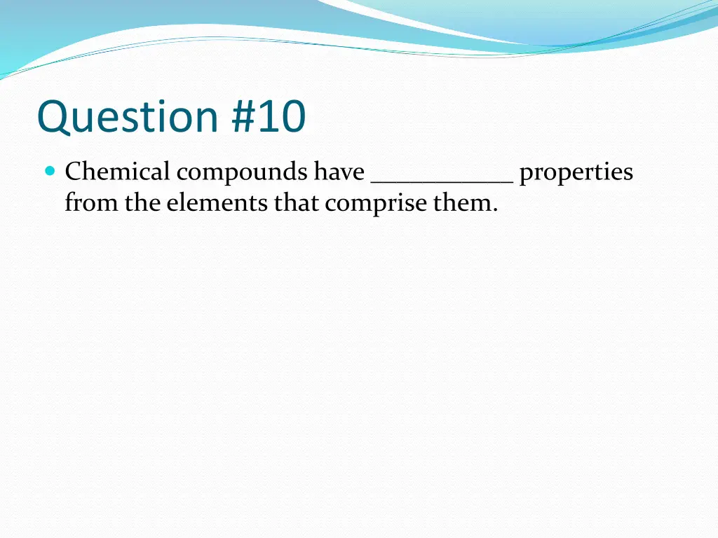question 10