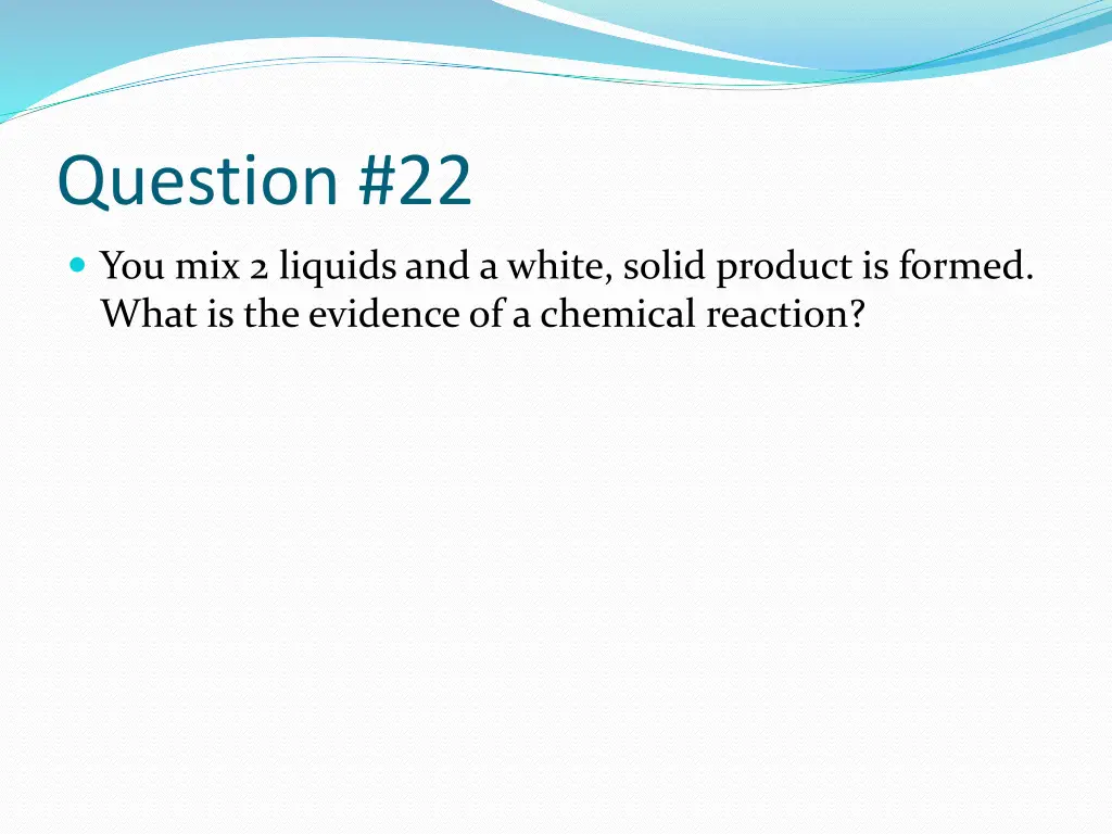 question 22