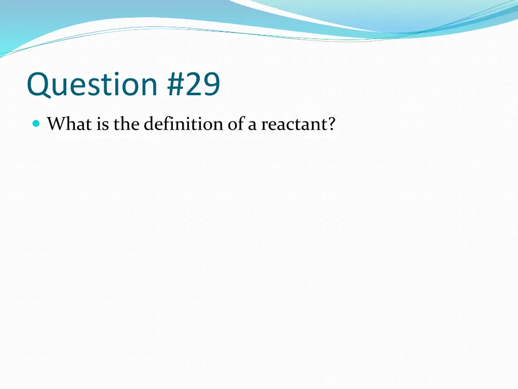 question 29