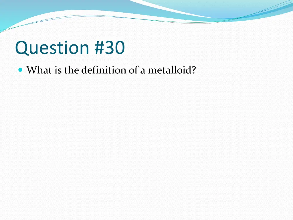 question 30
