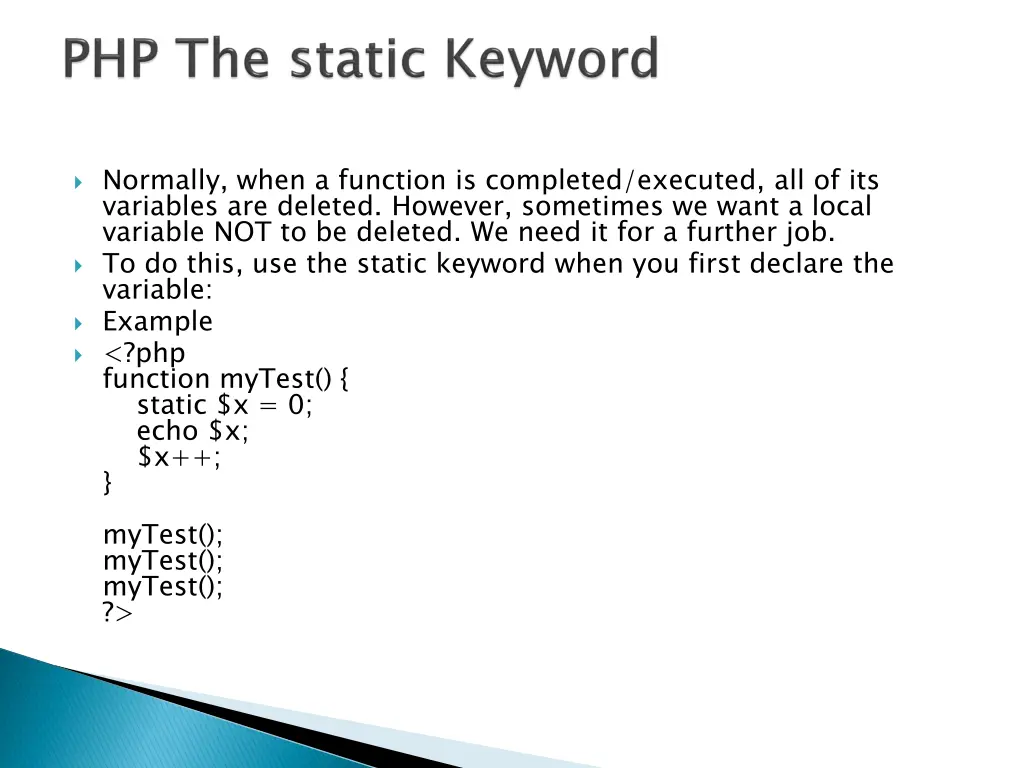 normally when a function is completed executed