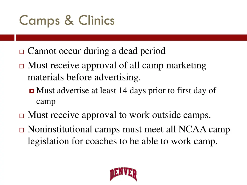 camps clinics 1