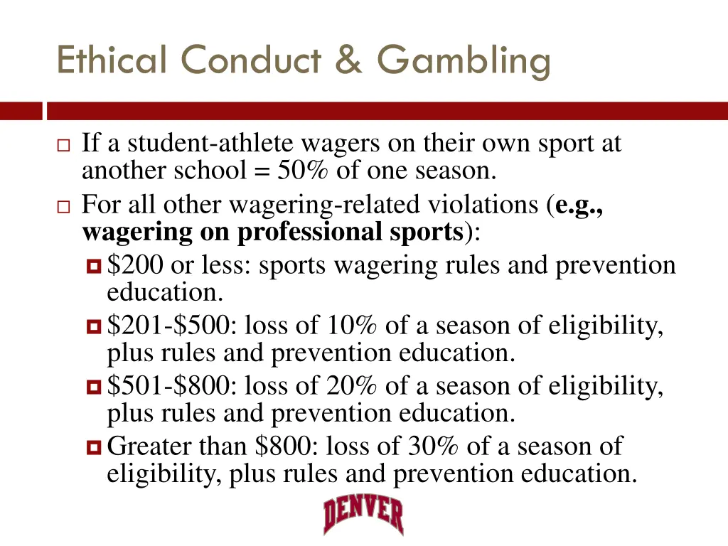 ethical conduct gambling 3