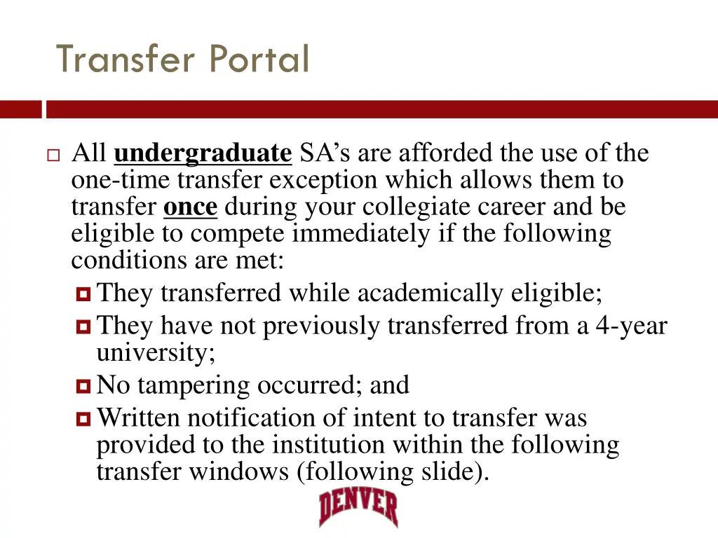 transfer portal