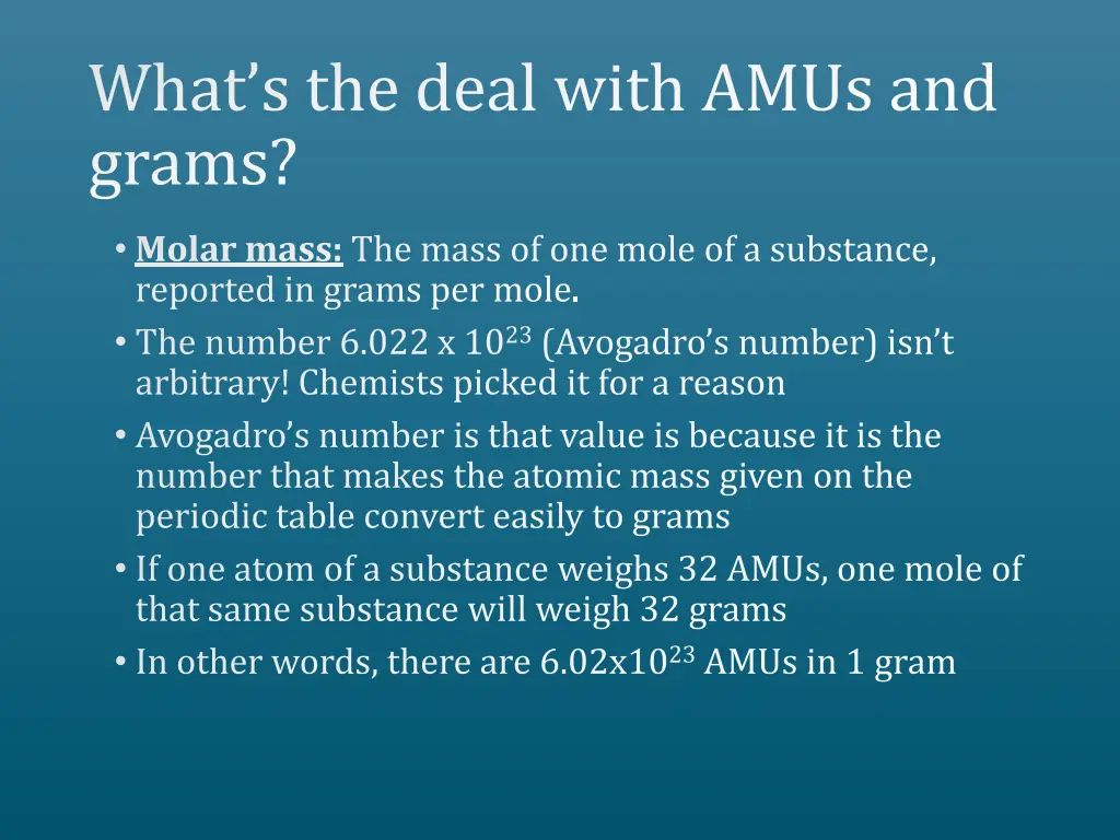 what s the deal with amus and grams