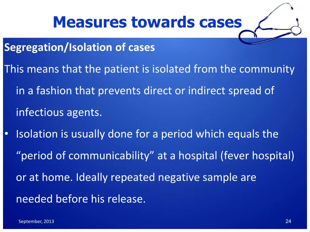 measures towards cases 1