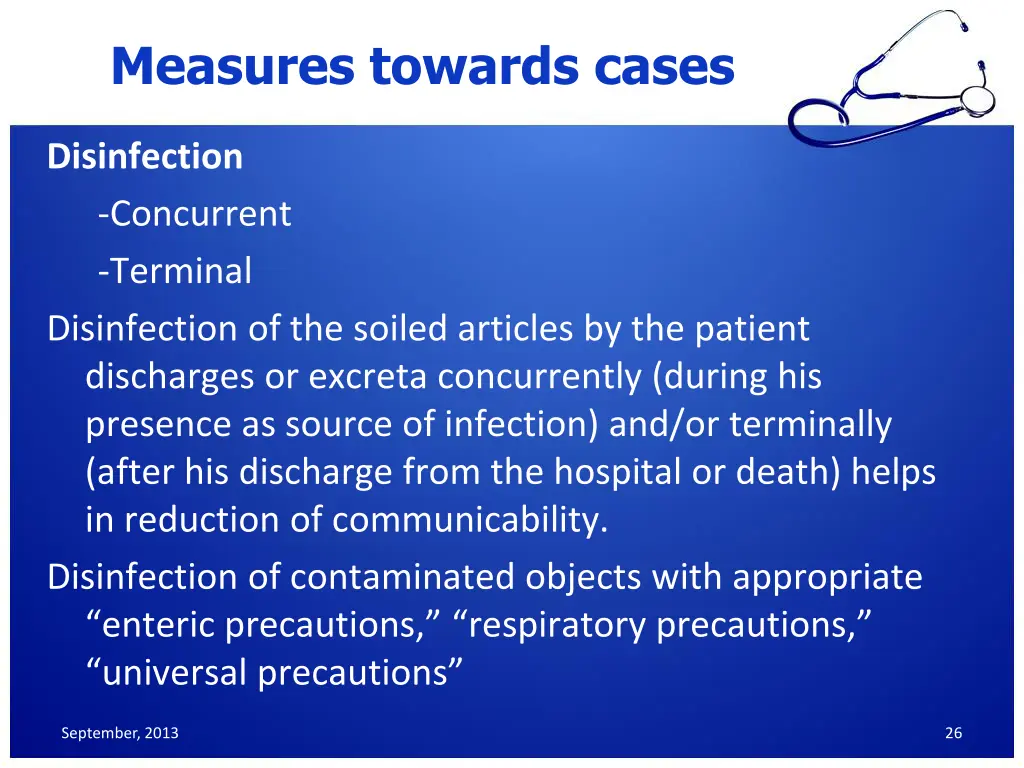 measures towards cases 3