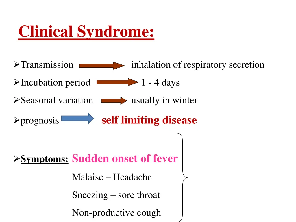 clinical syndrome