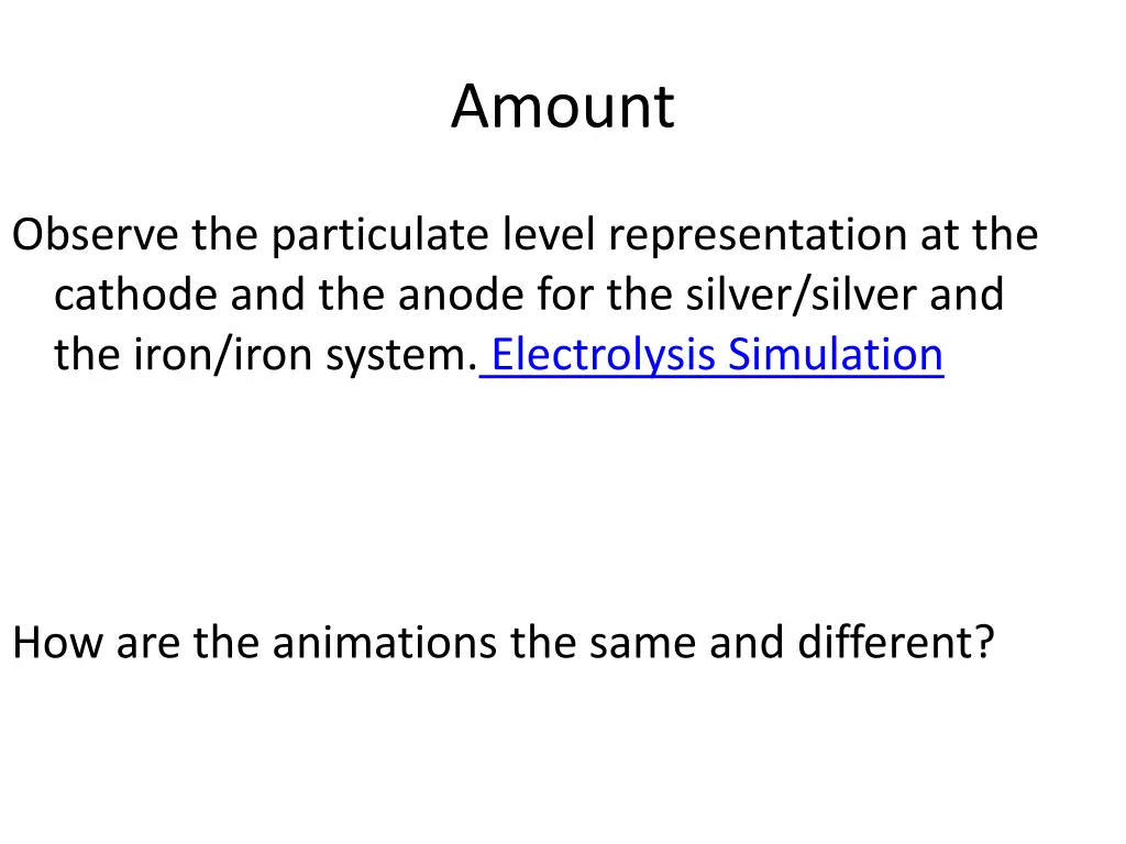 amount