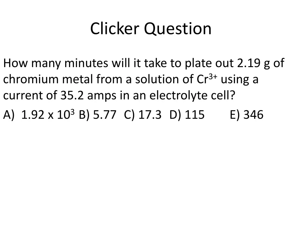 clicker question