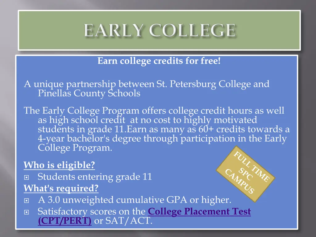 earn college credits for free