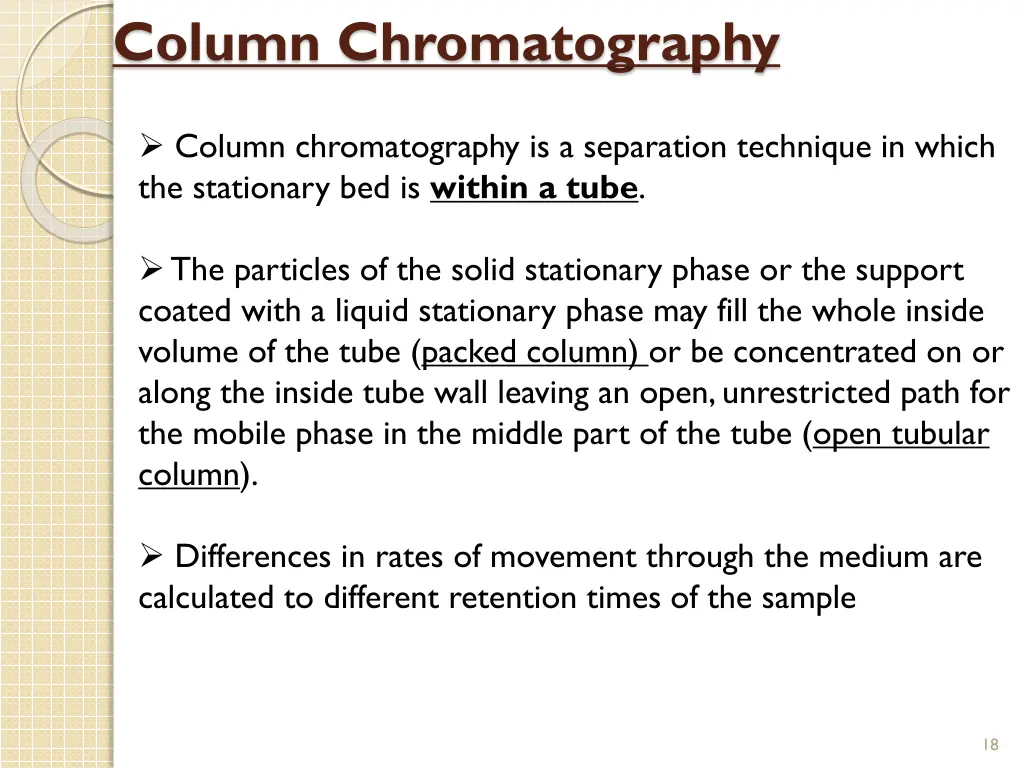 column chromatography